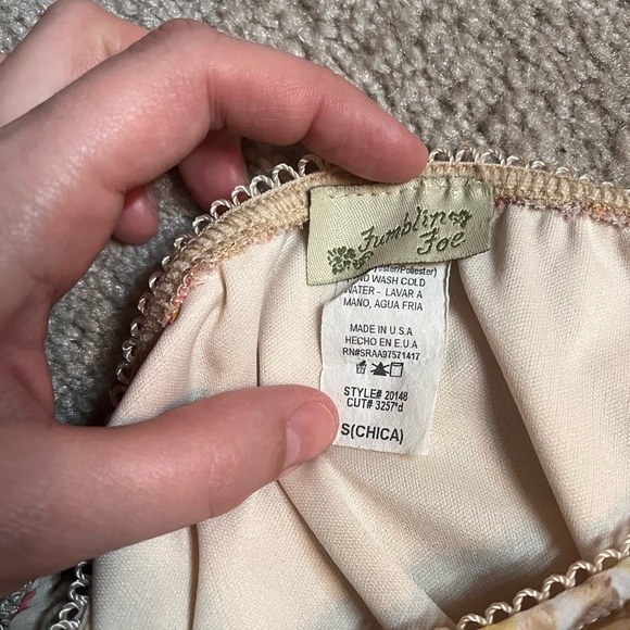 Vintage floral midi skirt - Picture 3 of 5